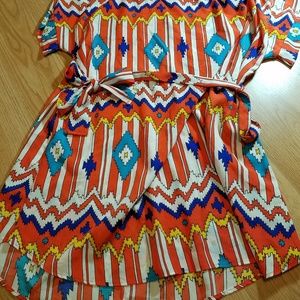 Aztec print dress or tunic